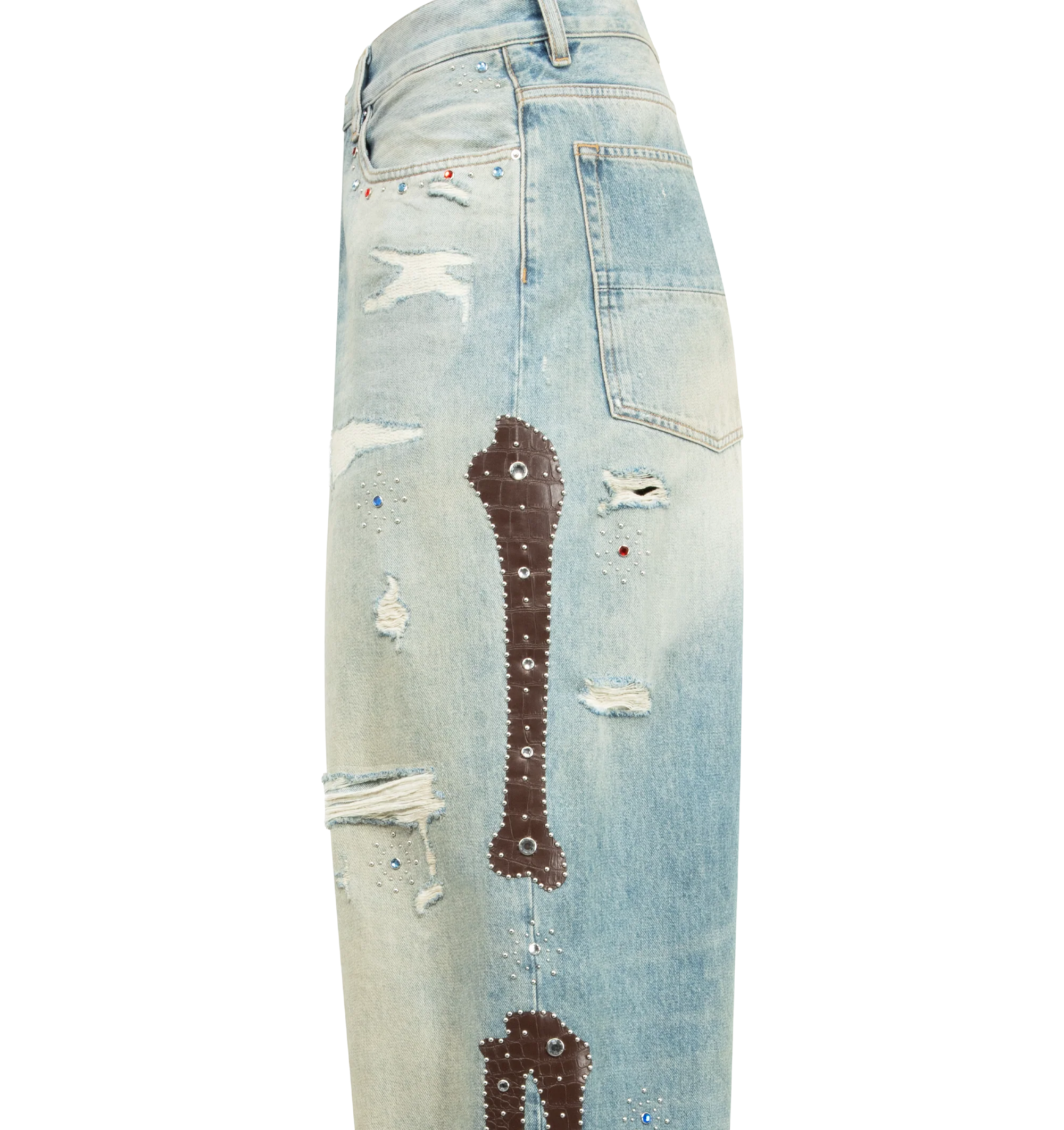 BONES STUDDED BAGGY JEAN (MENS) - Image 3