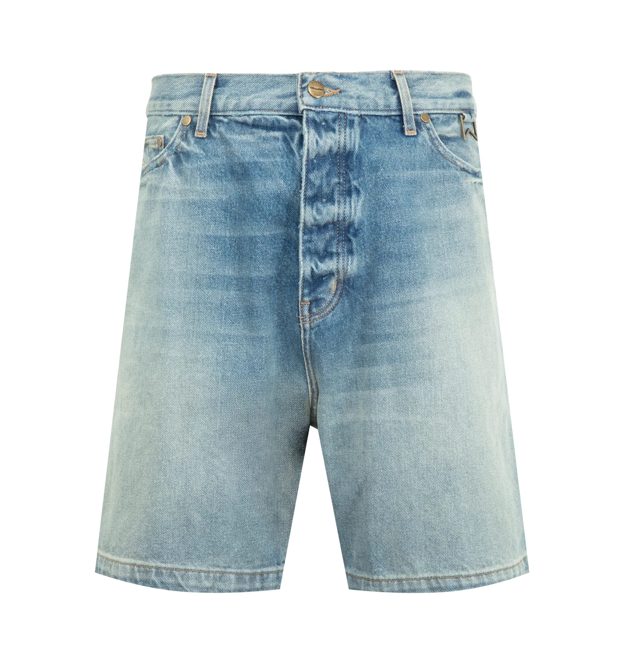 BOXY TRAXEDO DENIM SHORT (MENS)
