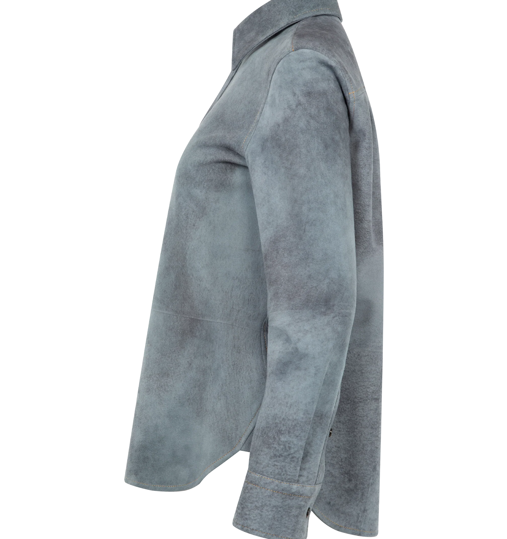 BRUSHED CLOUDY SUEDE SHIRT (WOMENS) - Image 3