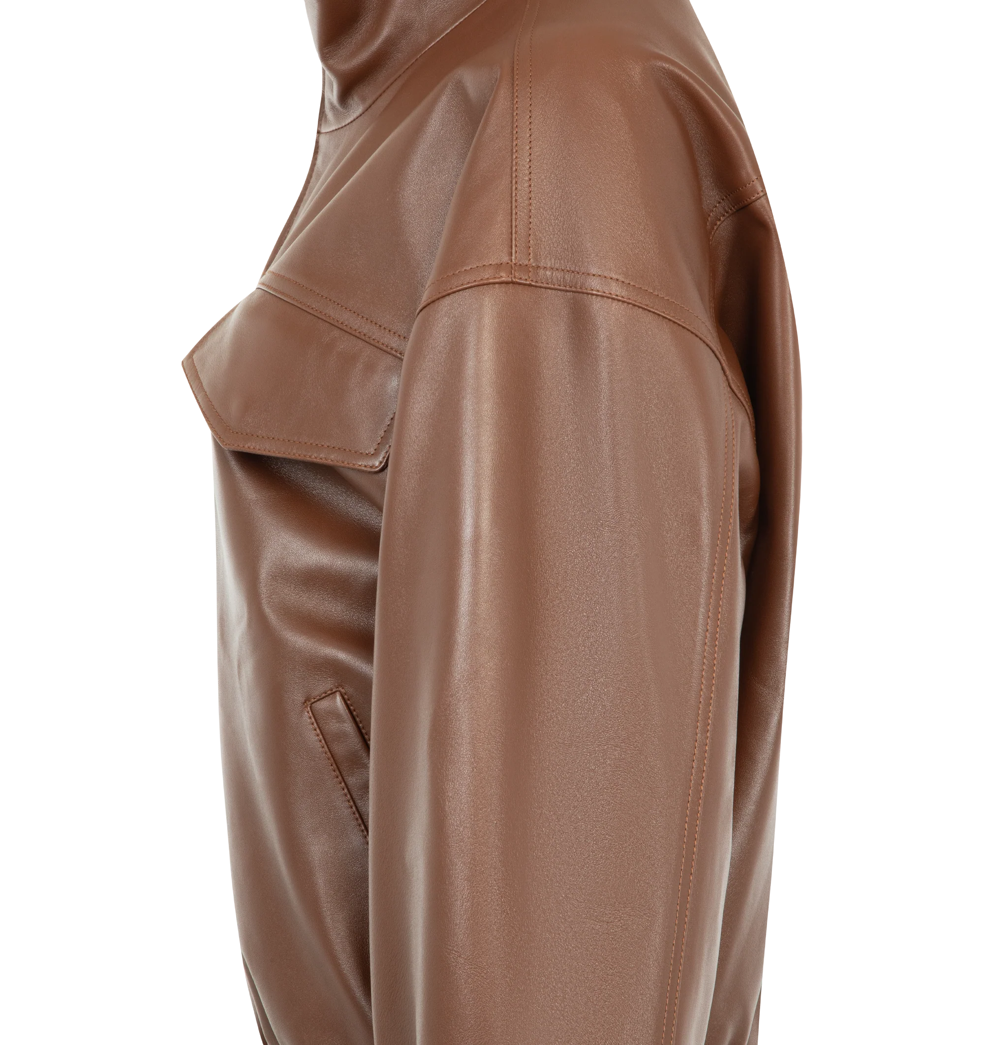 HIGH COLLAR BLOUSON (WOMENS) - Image 3