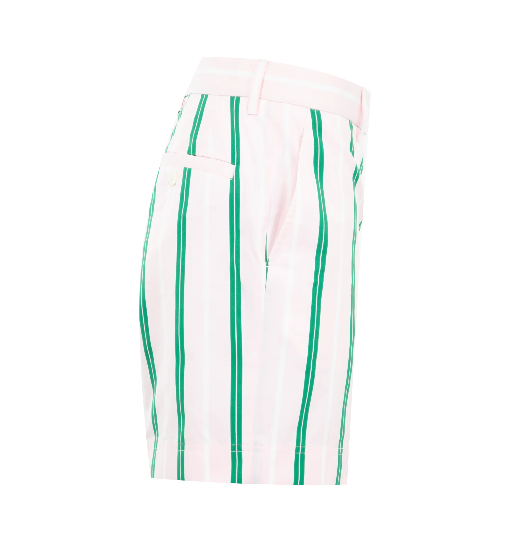 REPP STRIPE POPLIN CHINO SHORTS (WOMENS) - Image 3