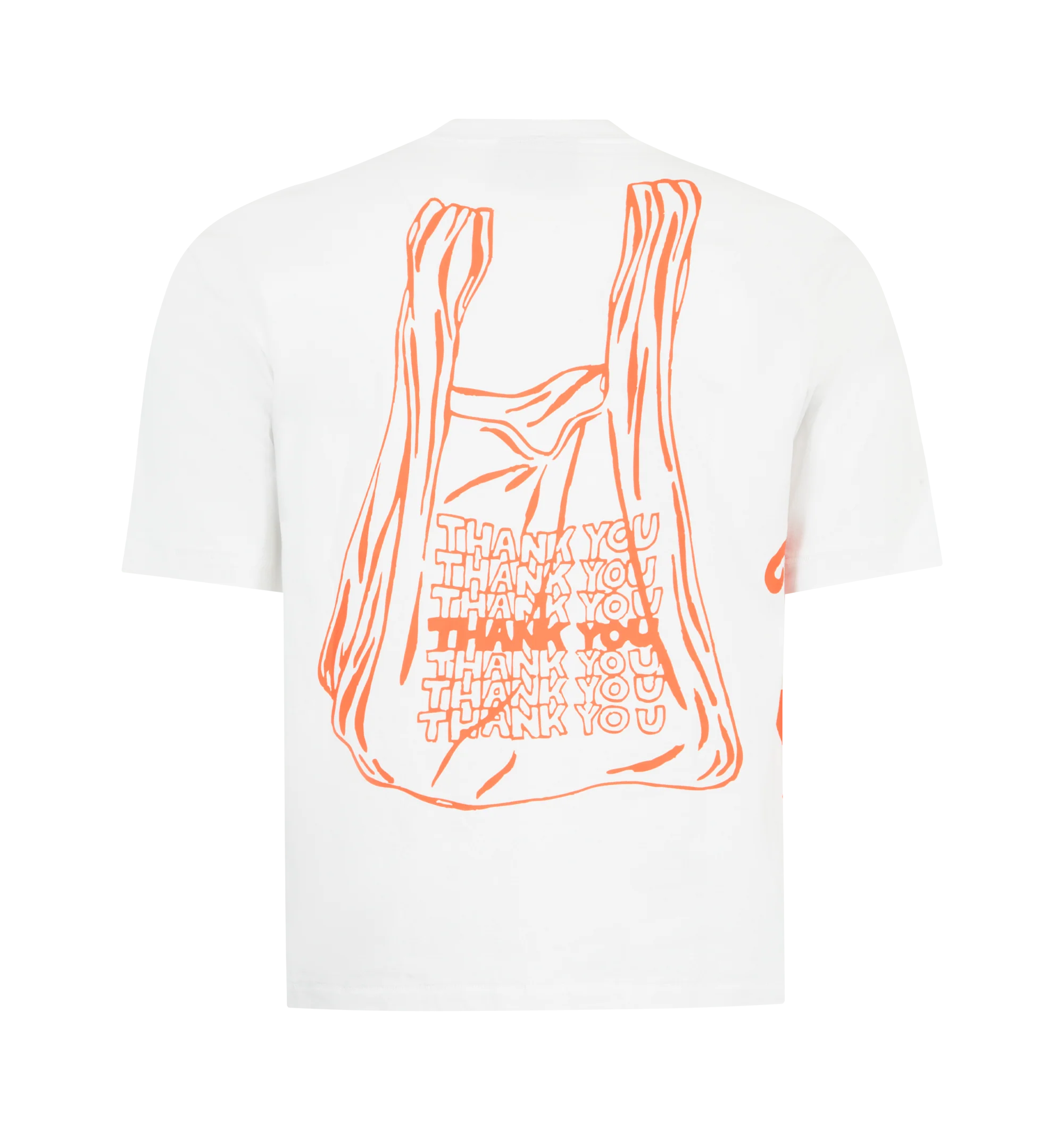 THANK YOU PLASTIC BAG T-SHIRT (MENS) - Image 2