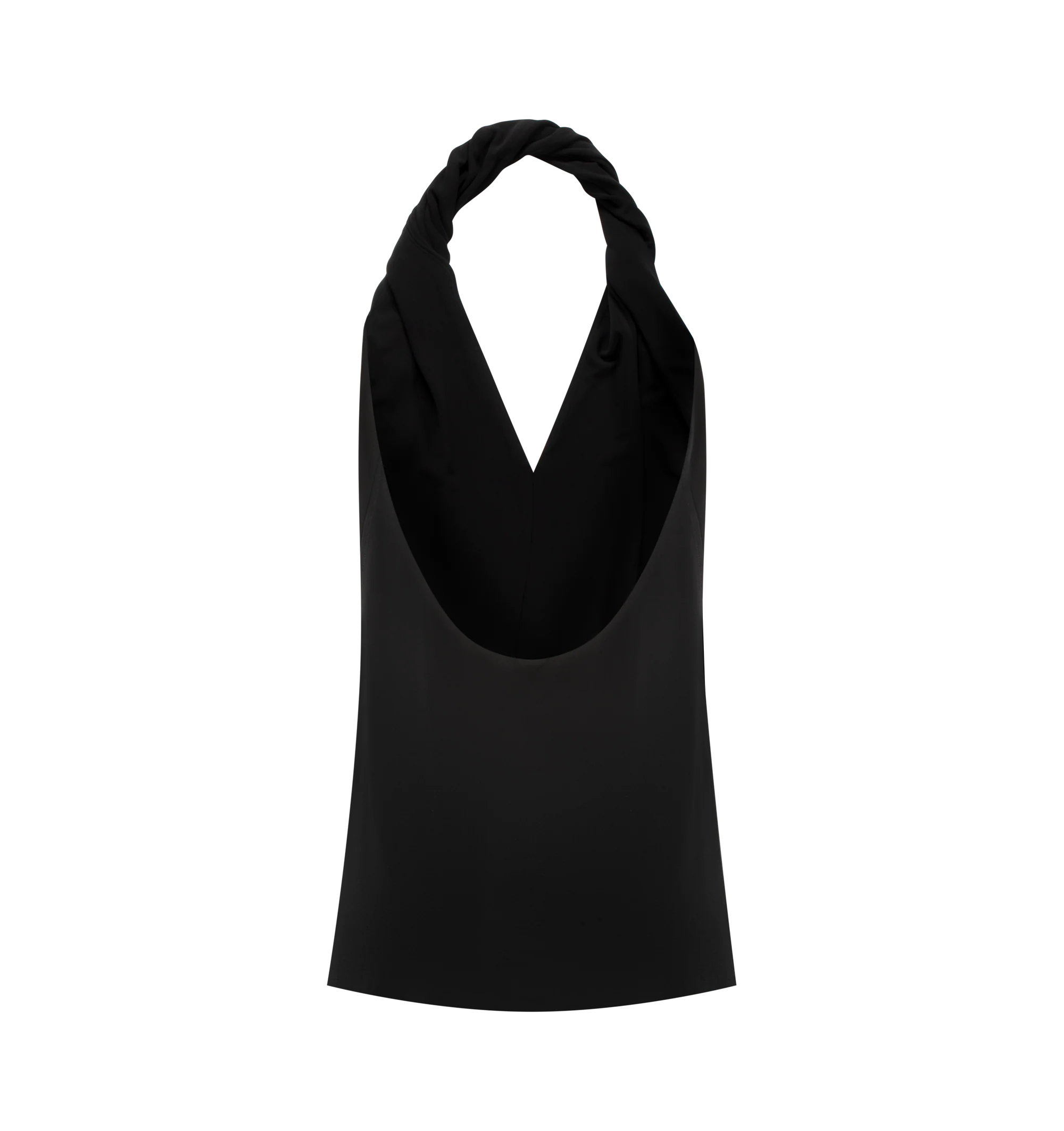 TWISTED JERSEY HALTER TOP (WOMENS) - Image 2
