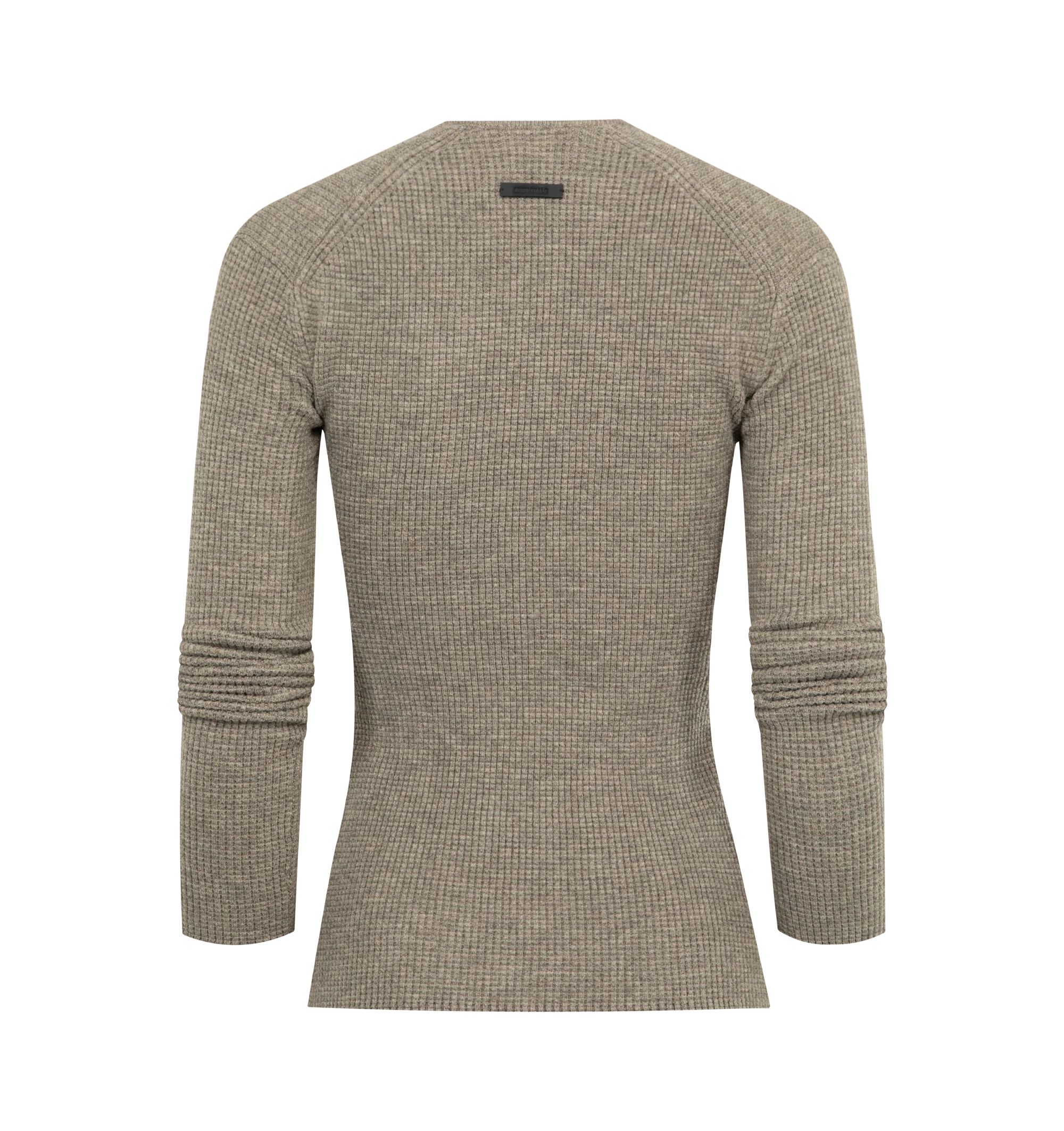 WAFFLE LONG SLEEVE TOP (WOMENS) - Image 2